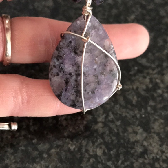 Amethyst pendant necklace - Picture 4 of 7